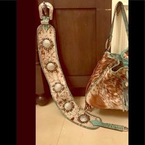 Raviani Clear Concho Wide Belt Only